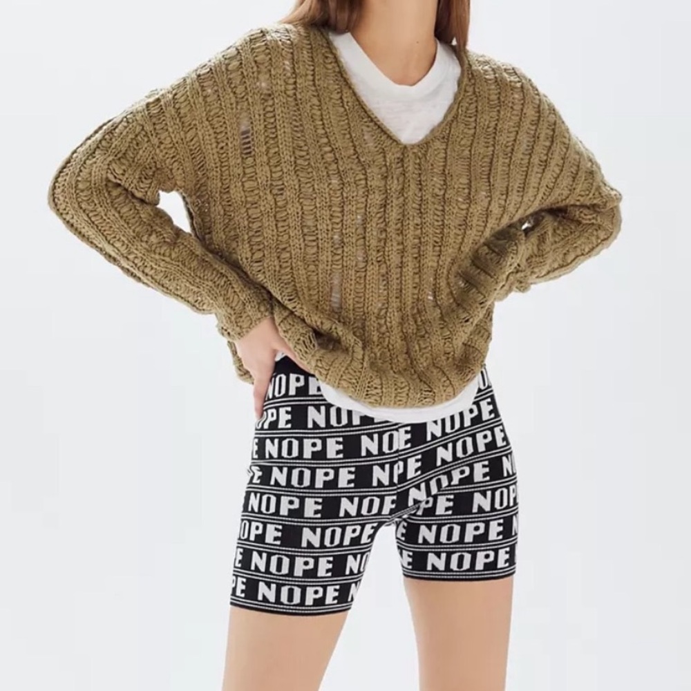 Urban Outfitters Nope Sweater Bike Short